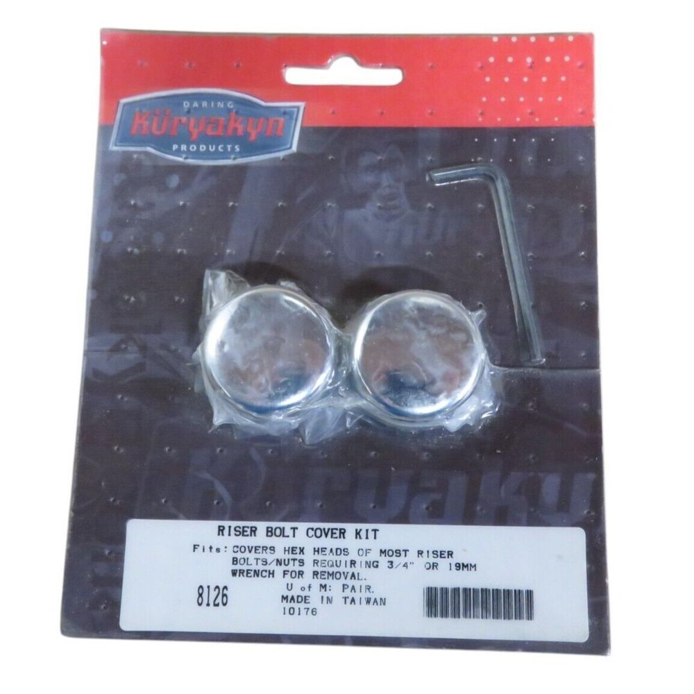 Kuryakyn 8126 Riser Bolt Cover Kit NEW